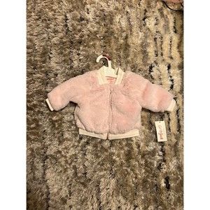 Cat & Jack pink varsity jacket NWT Size 3-6 months